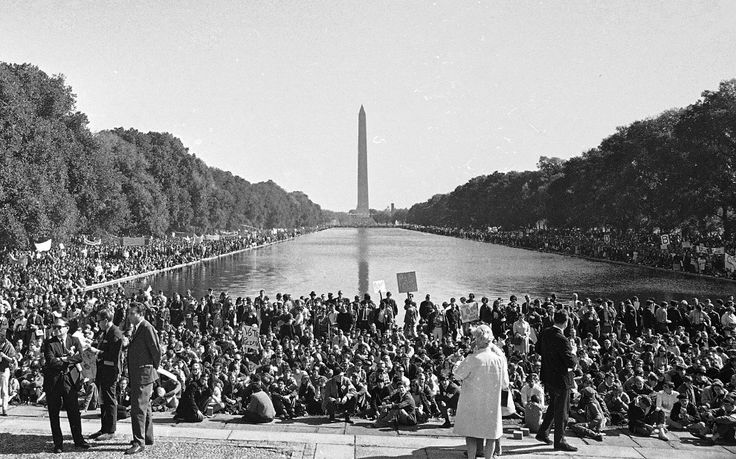 Human Be in at the Lincoln Memorial Oct 21 1967